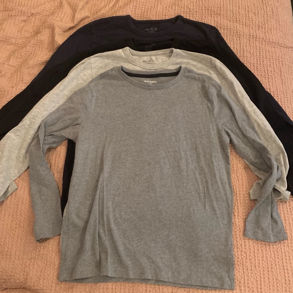 Boys 10/12 long sleeve lot
